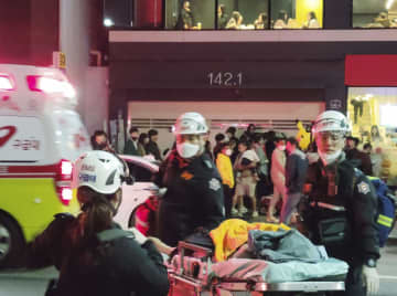 ソウルで約50人心肺停止か　ハロウィーンイベント、多数転倒