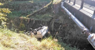 川に軽トラ転落、運転の７５歳男性が死亡　岐阜・高山市