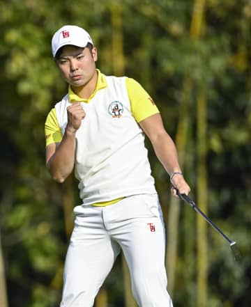 蝉川泰果、40位で予選通過　マイナビABCゴルフ第2日
