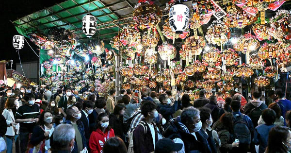 「一の酉」大鷲神社に手締めの音　3年ぶり平常通りに「商売繁盛」