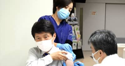 山本知事がオミクロン株対応ワクチンを接種　群馬・前橋市内