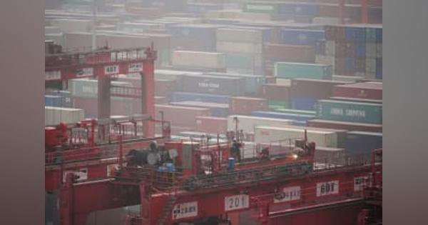 中国10月の輸出0.3％減　総額マイナス、コロナ響く