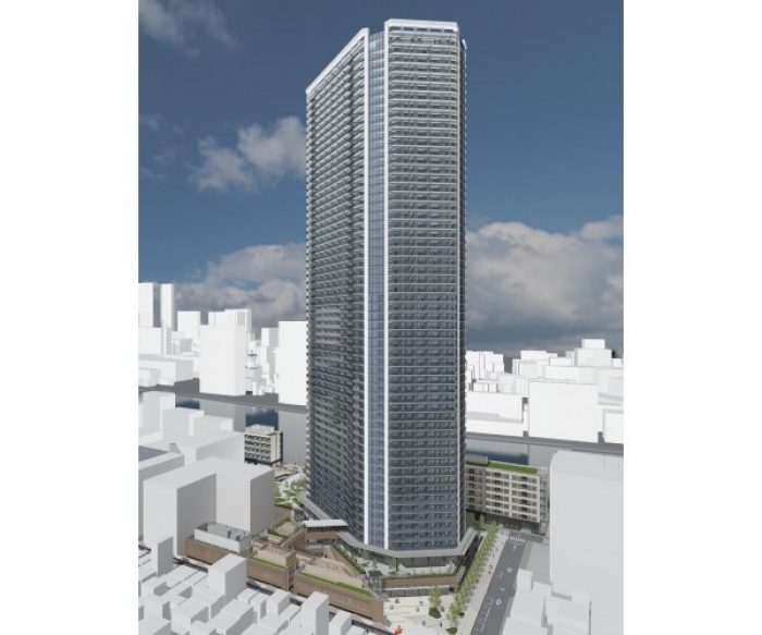 東京・月島の西仲通り、住宅・商業・福祉の高層複合施設着工　完成は2026年