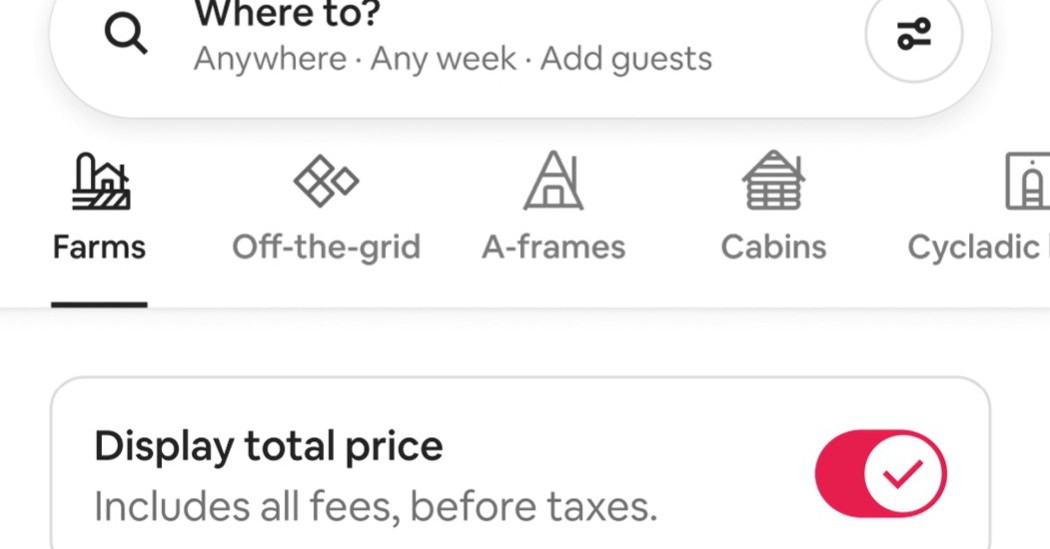 Airbnb、料金表示を改善へ　宿泊費以外の手数料も合わせた合計金額を明示