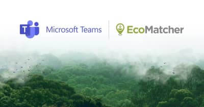 EcoMatcherがMicrosoft Teamsに植樹をもたらす