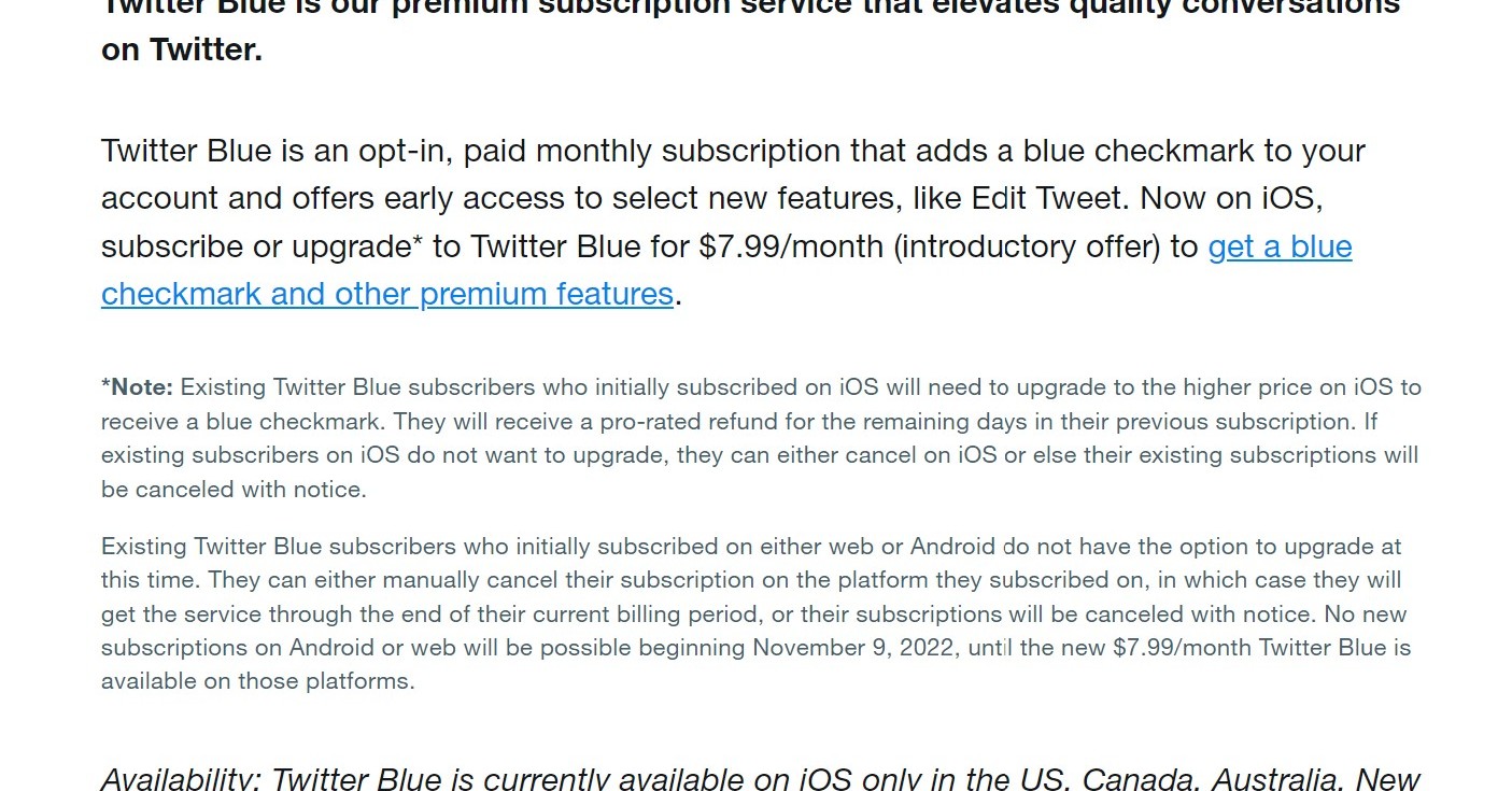 Twitter Blueの新規加入者は14万人（一時受付停止中）──New York Times報道