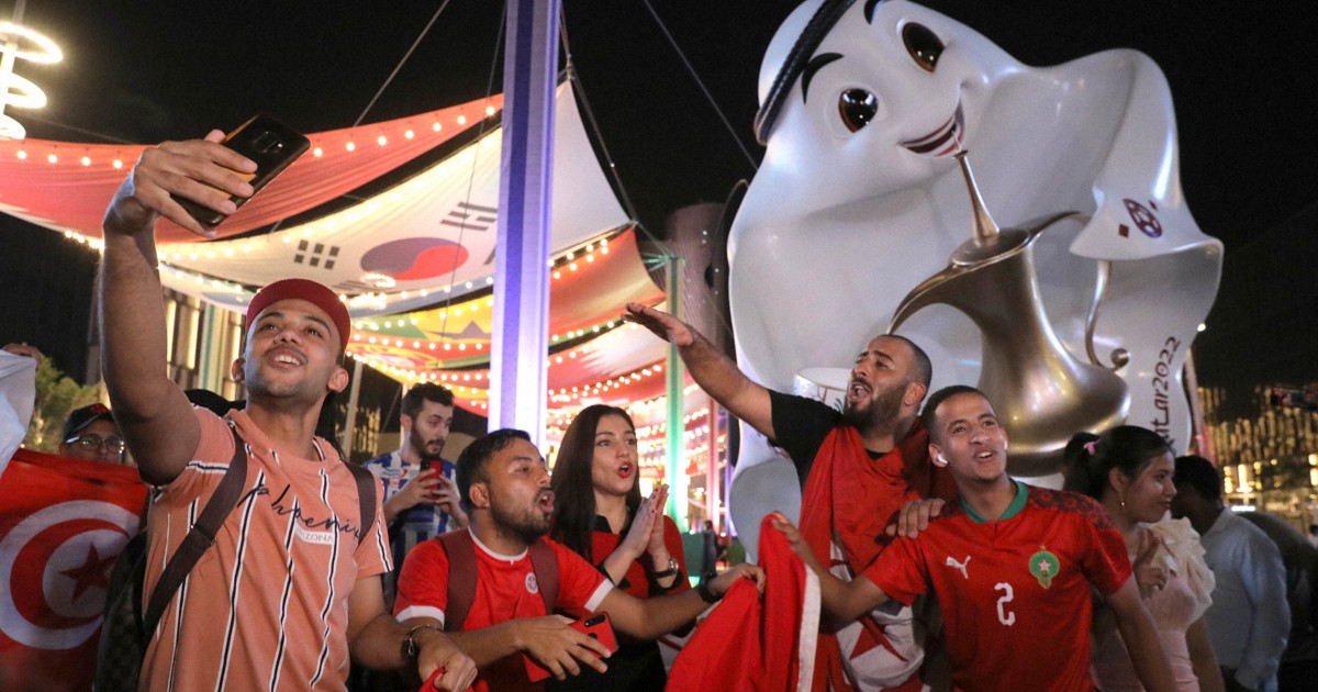 「開幕が待ちきれない」　サッカーW杯カタール大会、決勝会場に熱気