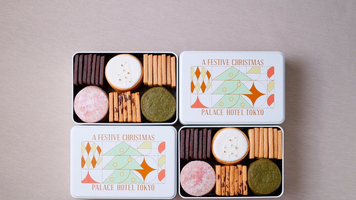 パレスホテル東京のクッキー缶に、クリスマスエディションが登場