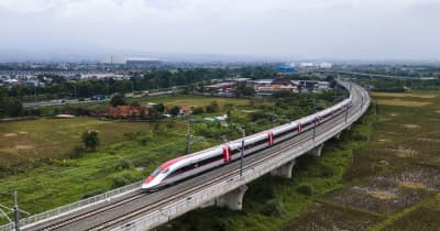 ジャカルタ－バンドン高速鉄道、通電状態での走行試験を実施