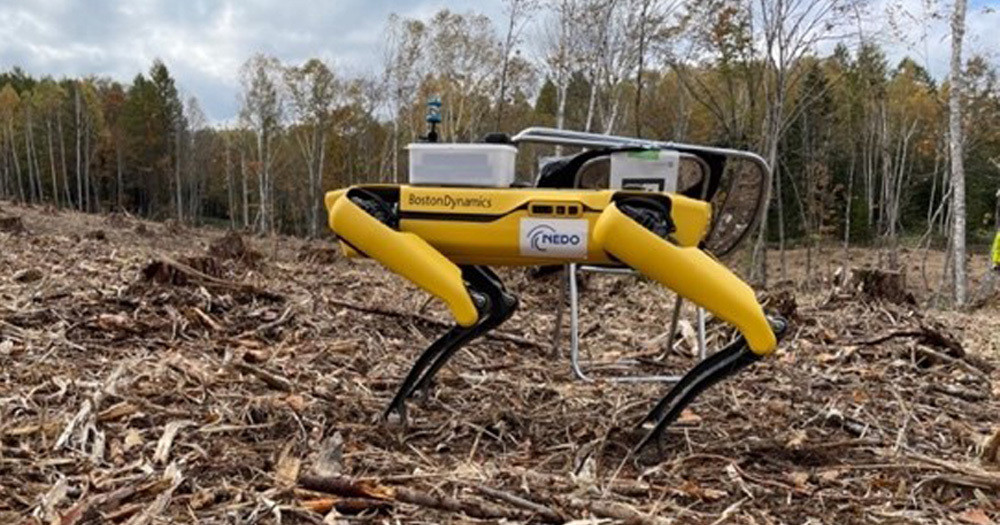 【スマート林業】林業現場で四足歩行運搬ロボットの可能性を探る実証実験