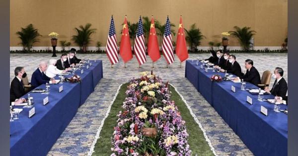 台湾問題、米中平行線　首脳会談　譲れぬ一線、互いに強硬
