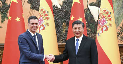 習近平主席、スペインのサンチェス首相と会談