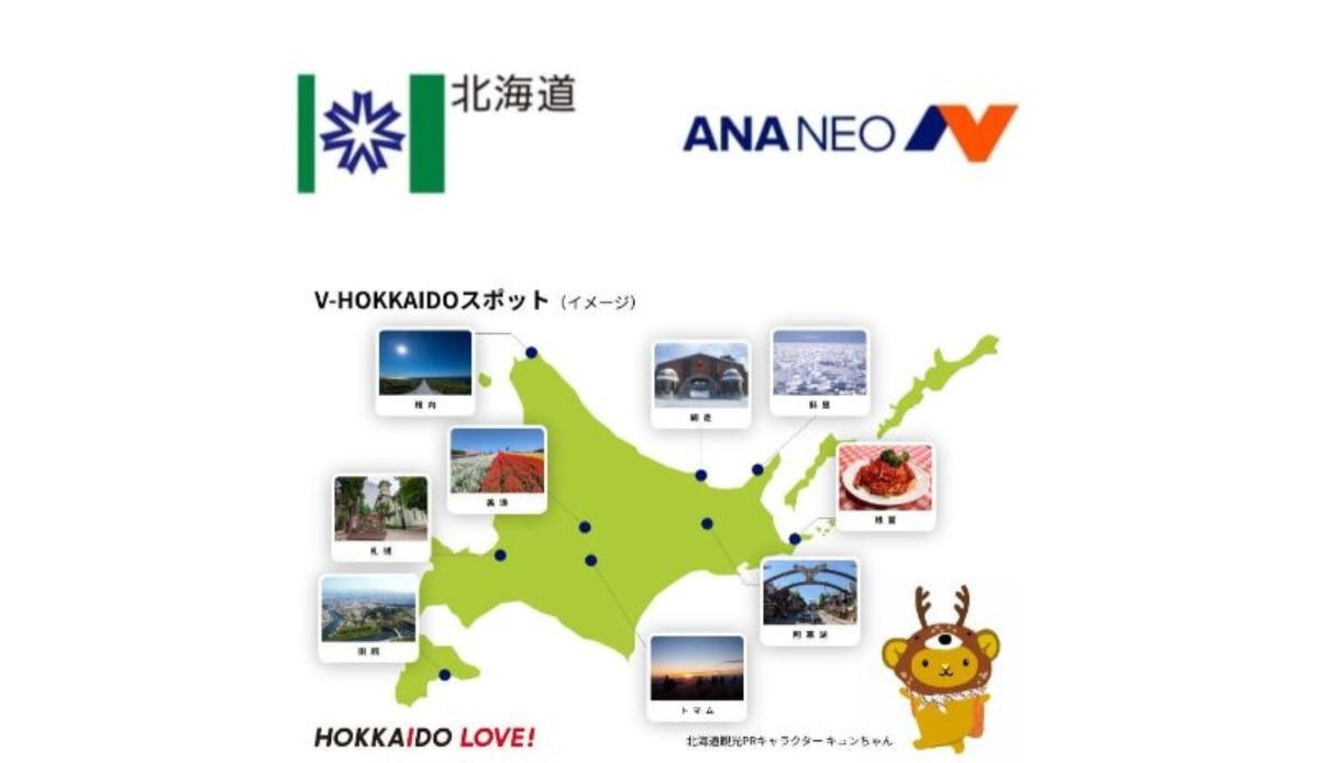 ANA NEO、北海道をメタバース「ANA GranWhale」に構築　地元産品や観光地をを国内外に広く発信