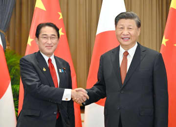 日中首脳、3年ぶり会談　尖閣懸念、台湾は内政問題と習氏