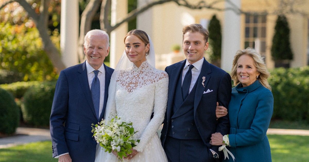 バイデン大統領の孫娘、ホワイトハウスで挙式　大学職員と結婚
