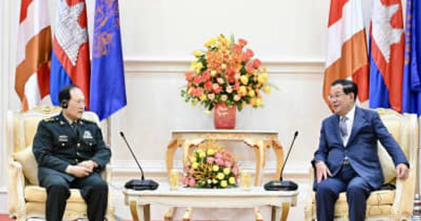 カンボジア首相、魏鳳和氏と会談
