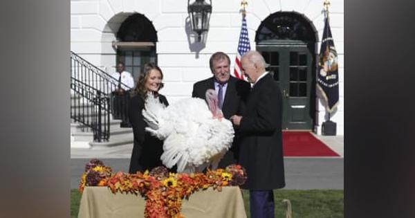 米大統領、七面鳥「恩赦」　感謝祭前の恒例行事