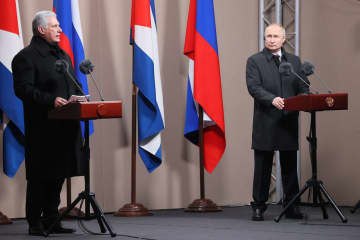 ロシア、キューバ両首脳が会談　反米、多極化志向で一致