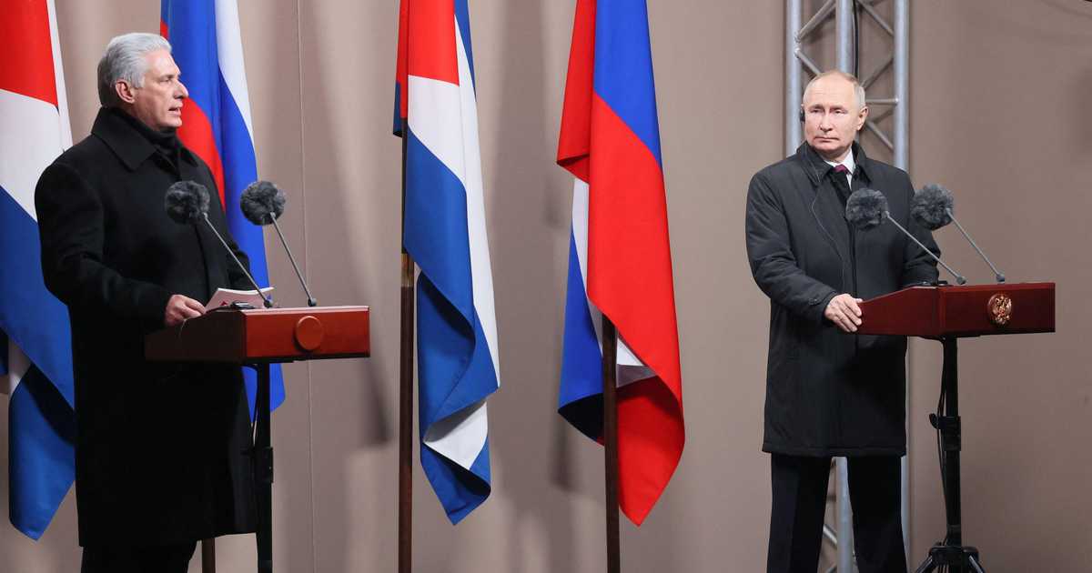 キューバ大統領、ウクライナ侵略を支持　プーチン氏と首脳会談