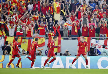 スペイン7―0コスタリカ　スペインが終始主導権