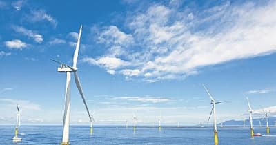 秋田洋上風力発電（秋田市）／秋田・能代港で全３３基の風車据付完了、鹿島ら施工