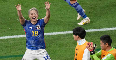 日本、ドイツに勝利　カタールW杯1次リーグ