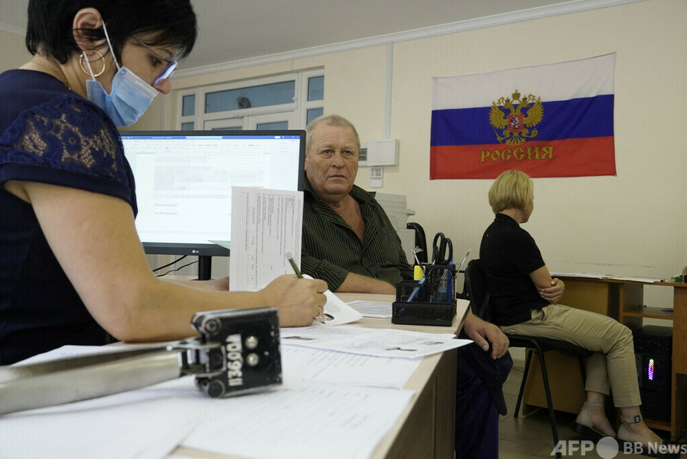 ロシア、「併合」のウクライナ4州で旅券8万冊発給
