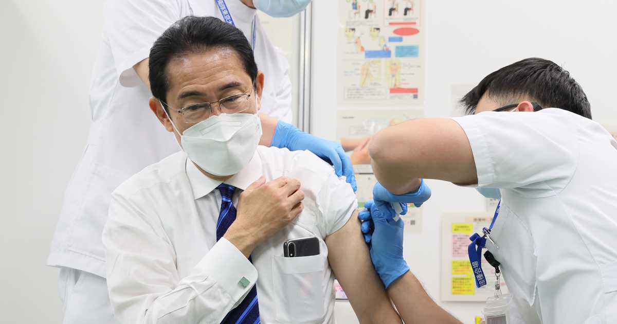 首相、５回目接種　オミクロン株対応ワクチン