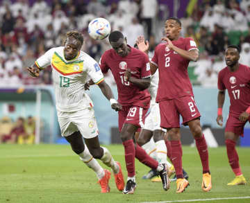 カタール1―3セネガル　セネガルが突き放す
