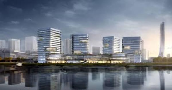 中国オランダ（蘇州）科技革新港で上棟式　江蘇省