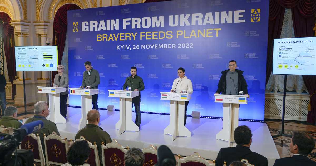 ウクライナ、食料安保へ貢献　「人為的飢餓」で露非難