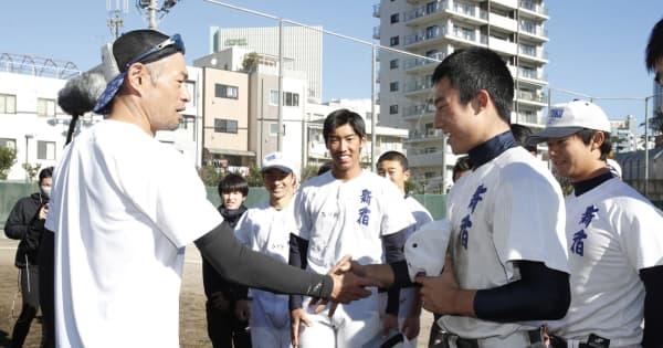 イチロー氏が今年初の高校指導　野球普及に取り組む都立新宿高を「自らの意思」で訪問