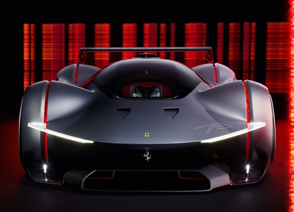 フェラーリ初の仮想スポーツ、最高速350km/h以上のハイブリッド『ビジョン・グランツーリスモ』発表