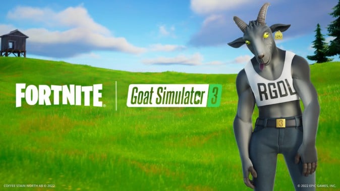 「フォートナイト」のコスチュームに「Goat Simulator」のヤギが登場 なぜか二足歩行
