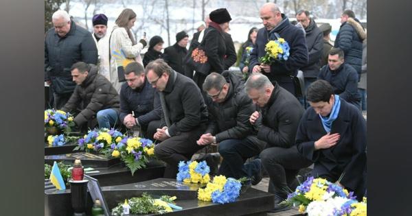 ウクライナ兵、侵攻以来1万3000人死亡 大統領府顧問