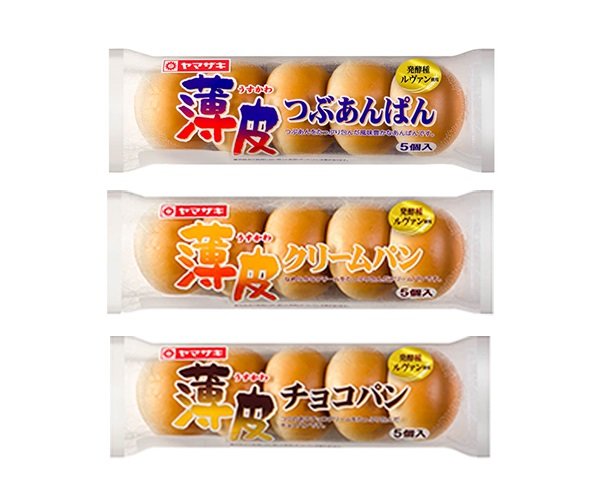 山崎製パン「薄皮シリーズ」内容量5→4個に　ランチパックも値上げ