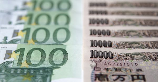 円安、対ユーロ150円台　14年ぶり、日欧金利差拡大