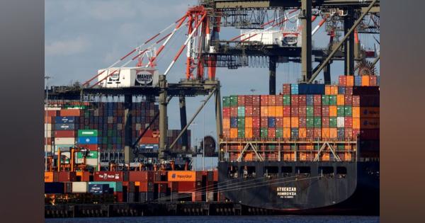米貿易赤字、10月は5.4％増の782億ドル　需要減速で輸出さえず