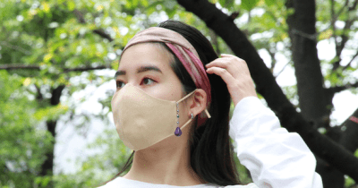 ポイ捨てマスクのプラスチックごみが、新たな環境問題に　世界初の繊維、木布で「脱プラ」マスクを12月2日に販売開始！