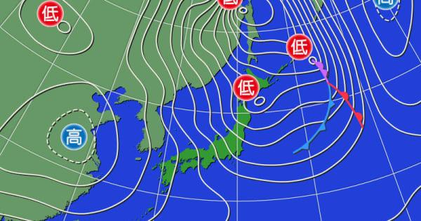 今季一番の寒気流入　日本海側は荒れた天気に