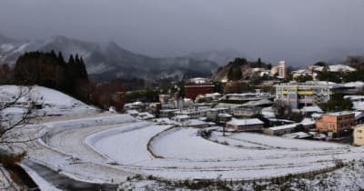 高千穂 一面の銀世界　宮崎県内山沿い19日も積雪