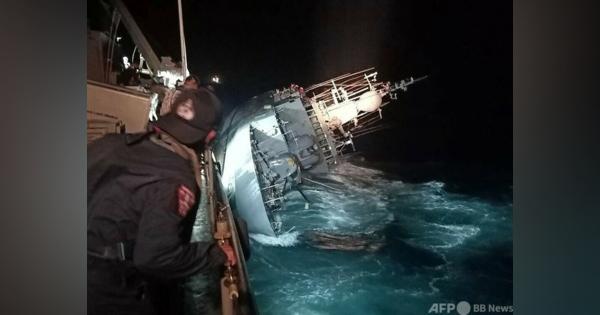 タイ海軍艦艇が沈没、乗組員31人不明