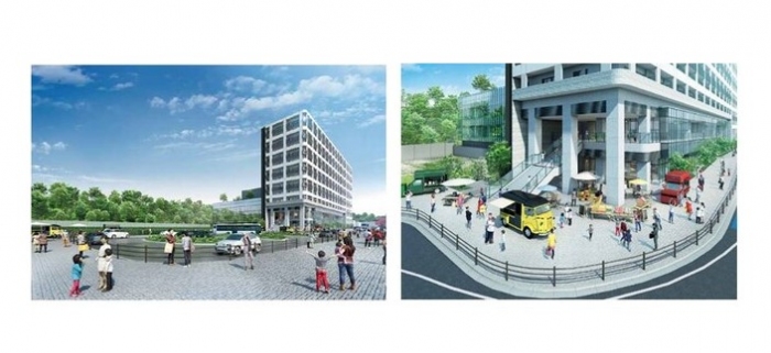 新松戸駅東口の再開発、住宅・商業・公共の複合施設建設へ　三菱地所レジデンスなど