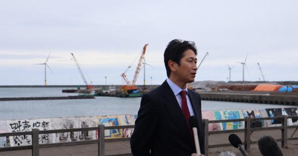 大型洋上風力発電、全国初の商業運転開始　秋田・能代港