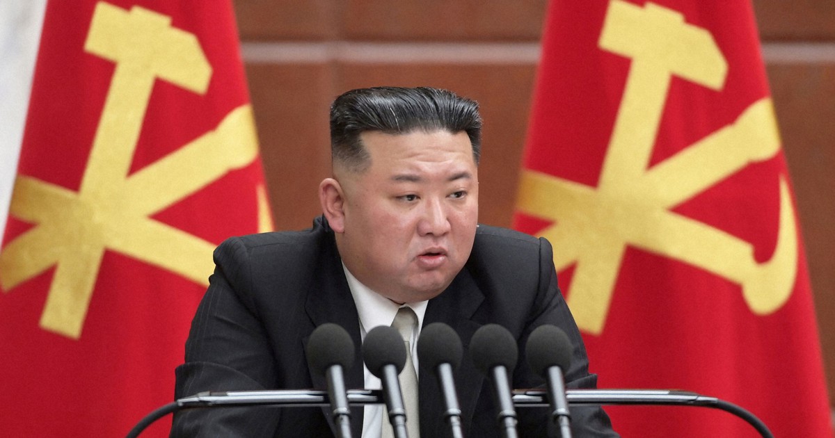 「金正恩氏が国防力強化の新目標を提示」　朝鮮中央通信報道