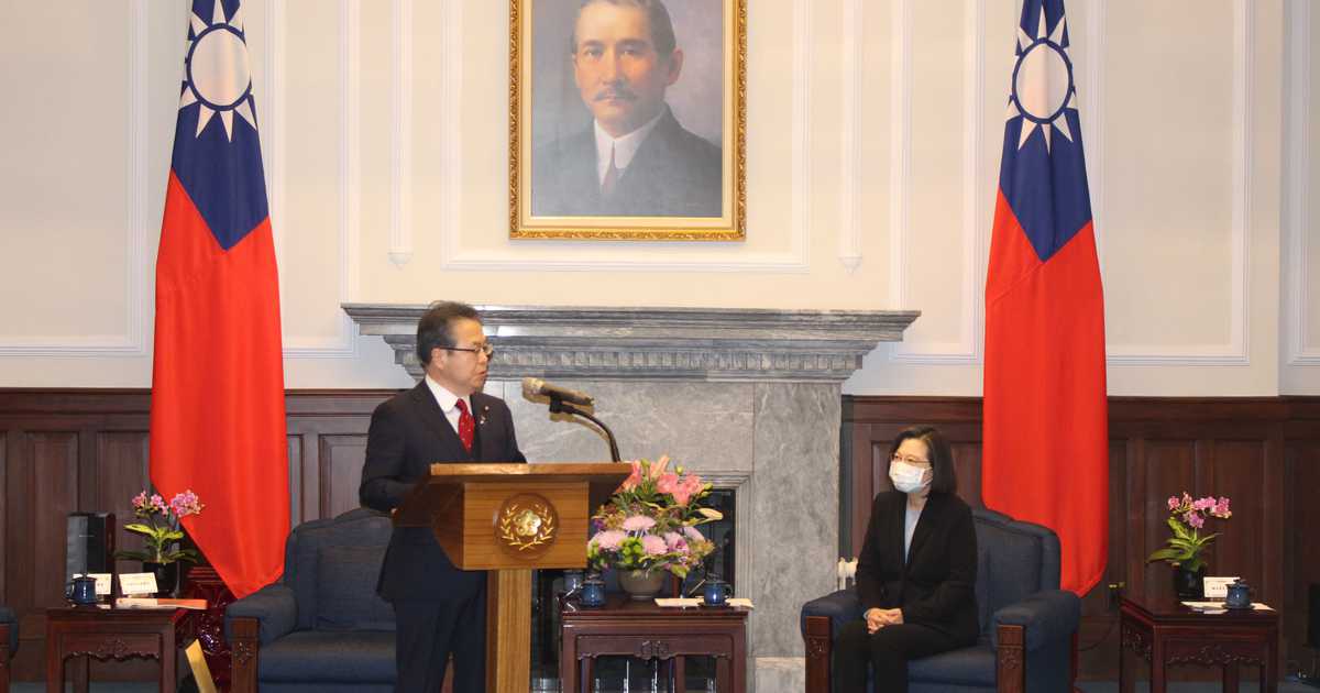 自民・世耕氏、台湾総統と会談　安保めぐり日台の連携強化確認