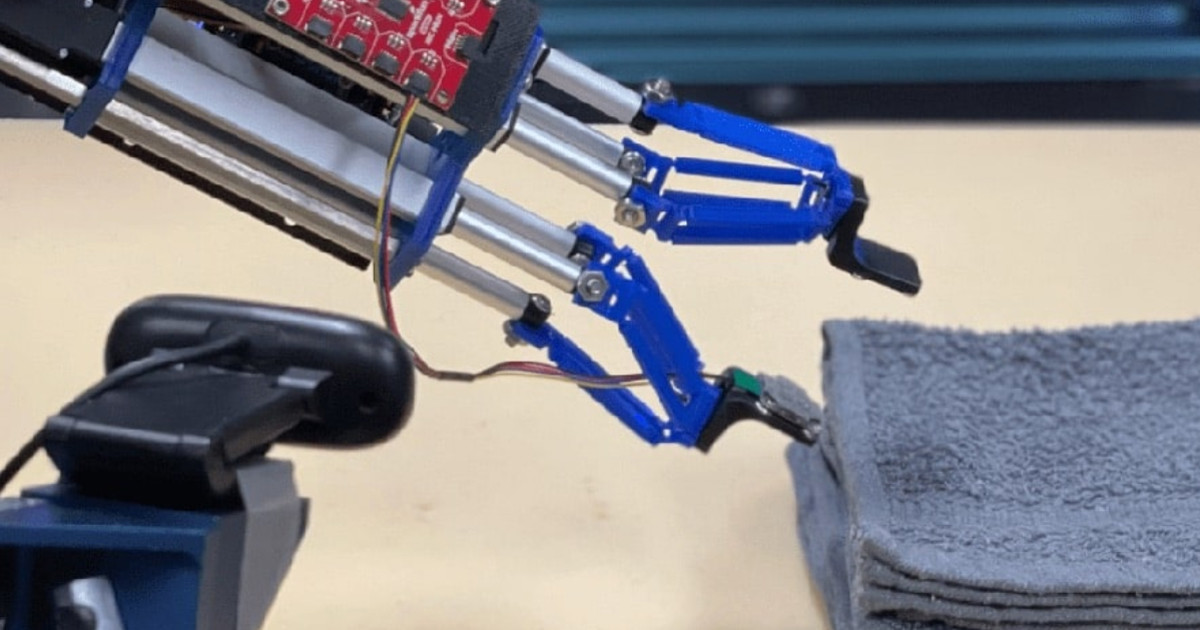 近未来テクノロジー見聞録(275) 触覚センサを活用し布の枚数を数えてつかめる未来の家事ロボットとは？