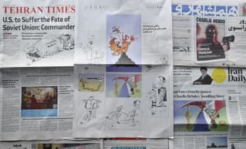 イラン、高まる仏への反感　週刊紙が最高指導者を風刺