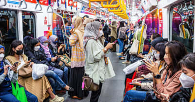 【インドネシア】首都ＭＲＴ乗客、12月は240万人で最高水準［運輸］