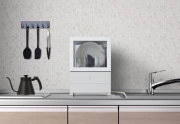 パナ、単身若者向け食洗機　小型で食器棚イメージ